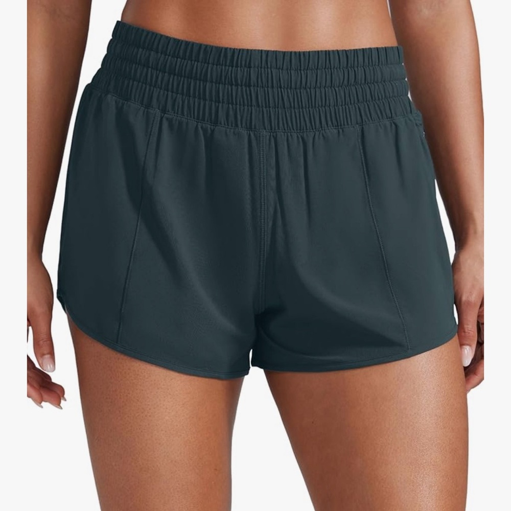 CRZ YOGA Women's Charcoal Athletic Shorts